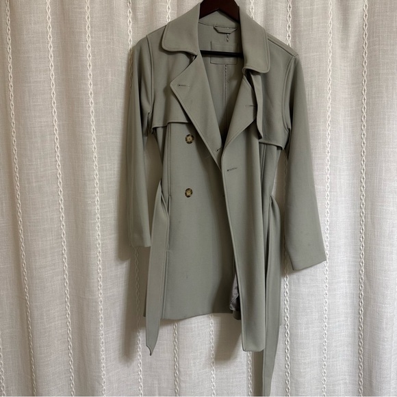 Abercrombie & Fitch Jackets & Blazers - Abercrombie & Fitch Gray Trench Coat